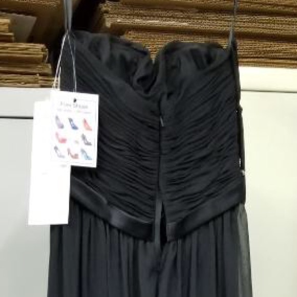 Black Chiffon Prom Dress - Picture 5 of 5
